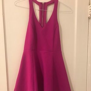 Magenta cocktail dress